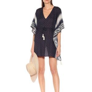 Tory Burch Ravena Beach Caftan Swim Cover-Up Xs/Sm $298 A4